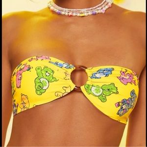 Yellow Care Bear Tube Top